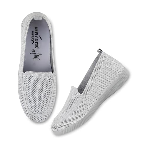 Image of URJO Womens Knit-29 Women's Lightweight Walking Shoes Super Casual Running for Everyday Wear Shoe for Women by Welcome Walking Shoe