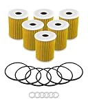 6Pcs Oil Filter Replace 26320-3CKB0 Fit for Kia Sorento 2019-2020 Sedona 2019-2021 Cadenza