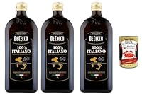 Huile d’olive extra vierge 100% italienne - Obtenue exclusivement à partir d’olives cultivées et pressées en Italie, qualité supérieure Extraction à froid - Procédés mécaniques préservant arômes naturels, polyphénols et caractéristiques nutritionnell...