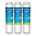 Waterdrop GSWF Refrigerator Water Filter, Replacement for GE® GSWF Smart Water 238C2334P001, Kenmore 46-9914, 469914, 9914, 3 Filters