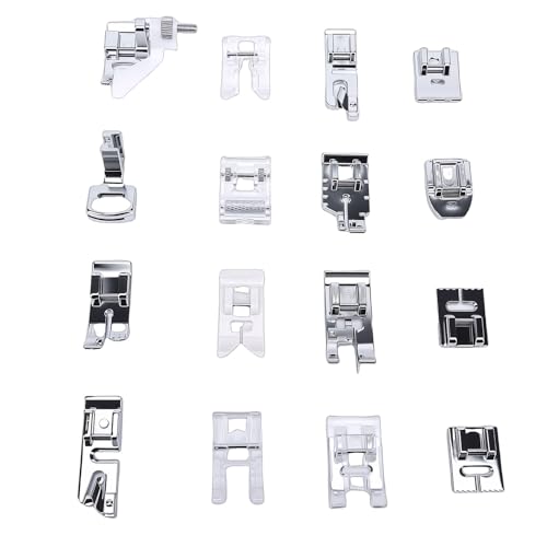 Juego de 16 Pies de Máquina de Coser Zerodis miniatura 1