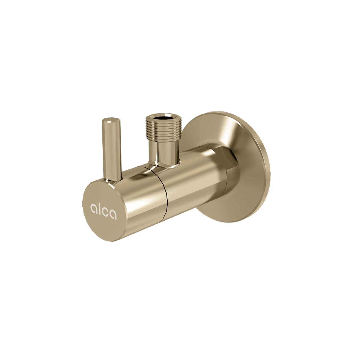 Eckventil mit einem Filter 1/2"×3/8", GOLD-Glanz