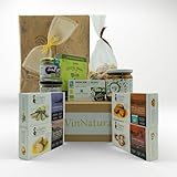 VinNatura - Caja Gourmet Gallega Morriña para Regalar - Selección Premium de Conservas, Algas Ecológicas y Dulces Artesanales - Pack Degustación del Mar y la Montaña
