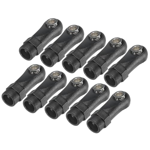 MECCANIXITY M4xL24mm Lever Steering Linkage Tie Rod Ball Head Link Joint End for RC Crawler Car Pack of 10