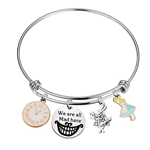 BNQL Alice Movie Quotes Bracelet Inspired Bracelets Alice Jewelry Gifts (Bracelet)