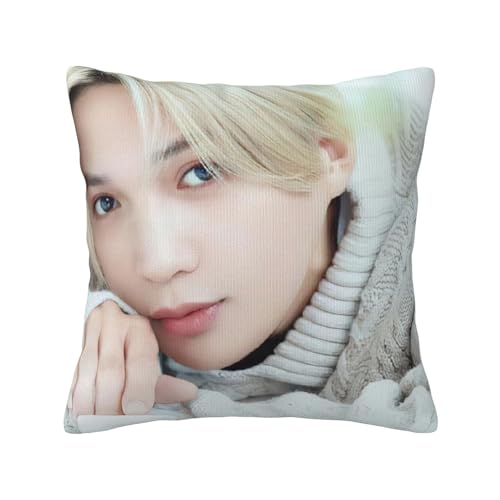 八木勇征26 枕カバー 抱き枕カバー 両面 正方形 隠しジッパー だきまくらカバー 柔らかい クッションカバー 部屋の装飾 四季適応 洗える 45cm×45cm