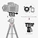 Koolehaoda Panorama Stativkopf 360 Grad Rotation Panoramakopf Aluminiumlegierung mit Arca Style Schnellwechselplatte für Stativ Einbeinstativ Schieberegler DSLR Kameras bis zu 10kg
