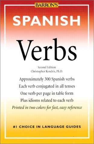 Spanish Verbs (Barron's Verbs Series) by Christ... B019L4LRXE Book Cover