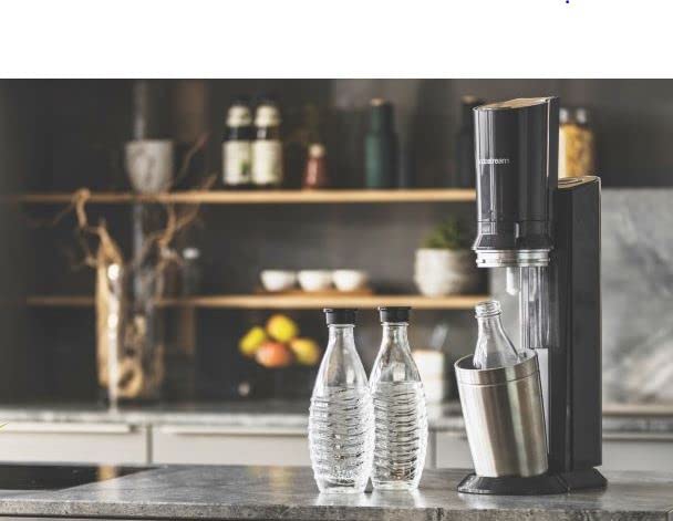 SodaStream DuoPack Glaskaraffe, Ersatzflaschen geeignet für die SodaStream Wassersprudler Crystal und Penguin, 2x 0,6 L Glaskaraffe – Bild 5