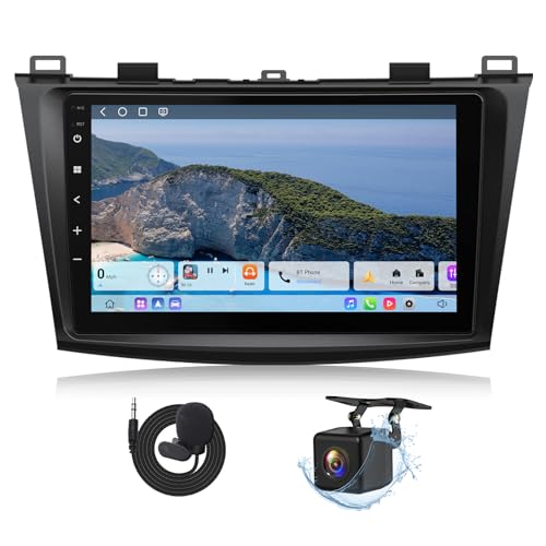 Eonon Car Stereo for Mazda 3 2010-2013, Octa Core 6+64GB,Wireless CarPlay &Android Auto Car Radio, 9
