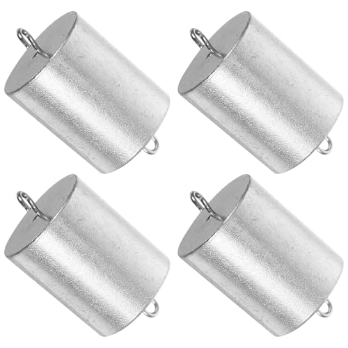 Veemoon Pesas de Calibración de Metal 200 Doble Gancho 4 Unidades para Laboratorio Científico y Educativo, Masa Precisa para Básculas y Experimentos de Física