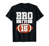 Funny Football Lover 15th Birthday Gifts by MJ