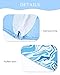 Ghteas Girls Swimsuit 2 Pieces Bikini Set Blue Split Bathing Suit Adjustable Shoulder Straps Cute Swimwear Water Sports Fashion Swimming Suits for Tween Girl 11-12 Years