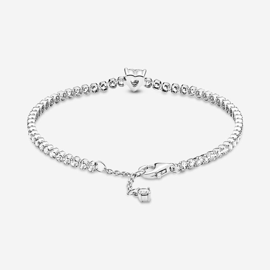 PANDORA Beads & Pavé Bracelet Timeless Bracelet for Women - Gift for Her - Sterling Silver & Cubic Zirconia - With Gift Box - Image 4