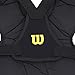 Wilson Professional Gold Chest Protector Baseball Hard Referee Protector NPB Umpire Gear (for referee) Easy to Move, Firm Guard/Firm Guard SM/ML, black