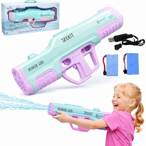 GRAPHENE Electric Holi Pichkari Water Gun with 2 Rechargeable Bat...