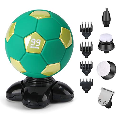 Maquinilla De Afeitar Hombre, BESTBOMG Depiladora Corporal Hombre 5 In 1 Húmedo & Seco Afeitadora 5D Corporal Electrica Hombre IPX6 Impermeable sin Cable USB Recargable Cover