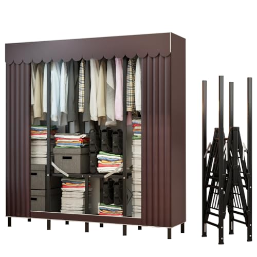 [h[u gݗĕsv Jo[t e IbNXtH[hz N[[bg nK[bN ߗގ[bN ȃXy[X h ho h ϗp Vv[I ω׏d ȃXy[X  rOp (uE, 160*48*172cm)