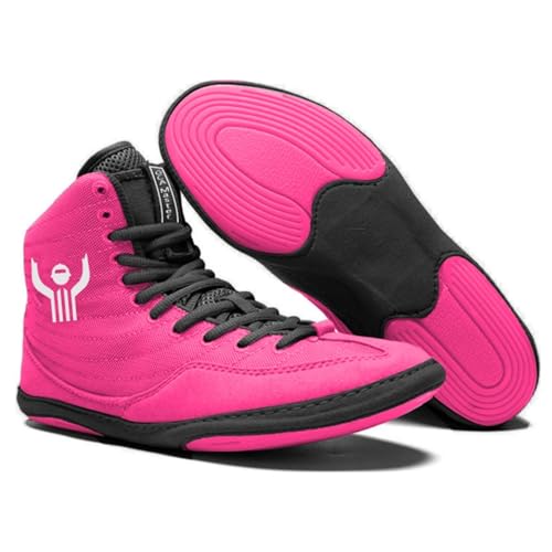 GCA Rival Wrestling Shoes, Pink, 7.5