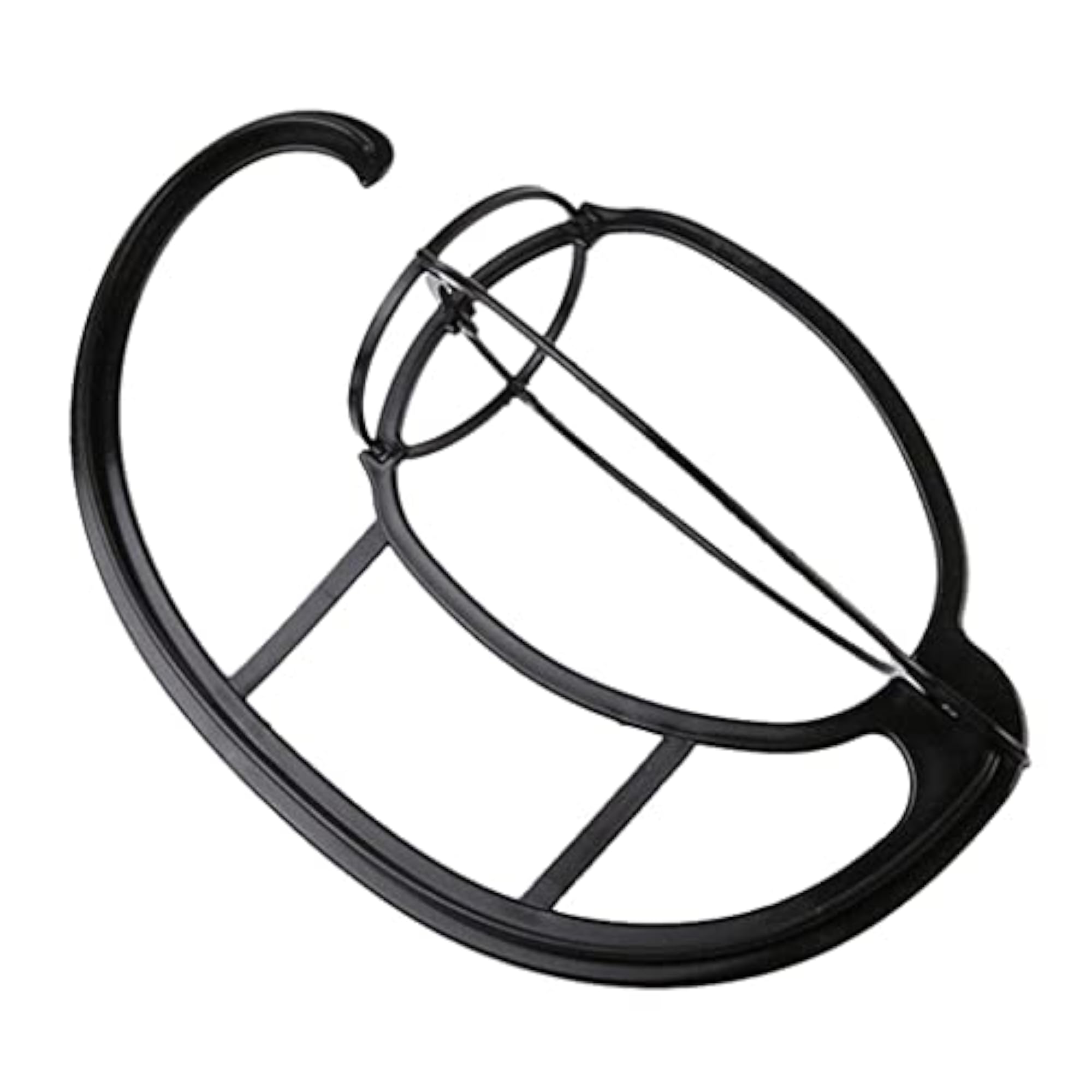 Detachable Wig Holder Hanger Organizer Stand, Black