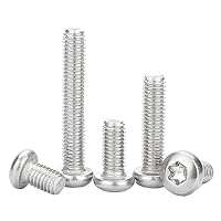 Viti Torx A Testa Cilindrica In Acciaio Inox – M2 A M8 – Confezione Da 5 A 50 Pezzi – Sei Lobi E Testa Esagonale