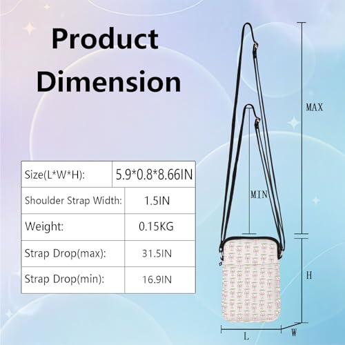 WSNANG Dirty Martini Lover Gift Coquette Dirty Martini Pink Bow Crossbody Bag Martini Cocktail Messenger Bag Coquette Gift4