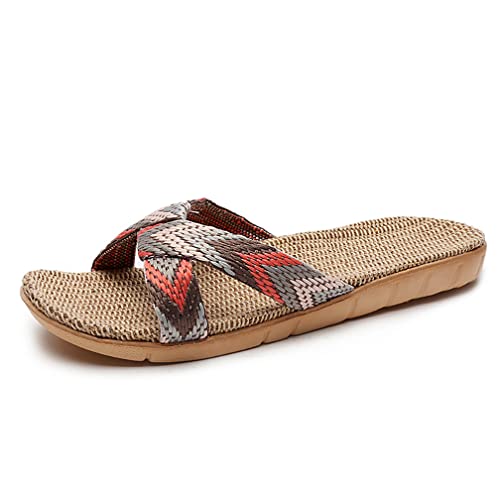 Pantoletten Damen Slipper Rutschfest Badeschuhe Sommer Strandschuhe Bequeme...