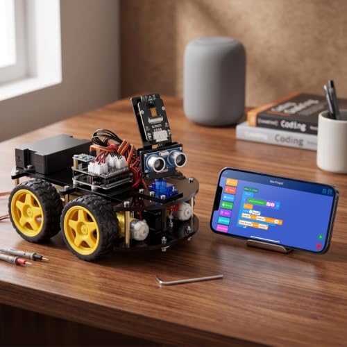 ELEGOO UNO R3 Smart Robot Car Kit V4 with Camera, Compatible with Arduino - Image 3