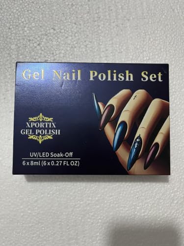 Set de 6 esmaltes en gel colores invierno miniatura 5