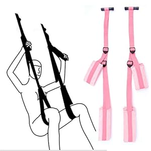 AKTRY-qiuqian SêX Swing Fantasy Deluxe Ingang Deur Hanging Swing Stoel Liefde Sêx Seat Met Seat Game Spelen