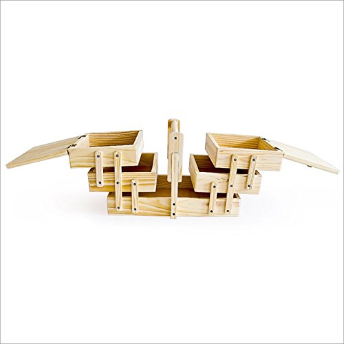 Cestino porta tutto porta cucito in legno regalo