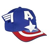 Cierre: Cierre con botones CERDÁ LIFE\'S LITTLE MOMENTS Gorra Innovación Avengers Capitan America, Rojo (Rojo Rojo), M (Tamaño del Fabricante:53) para Niñas