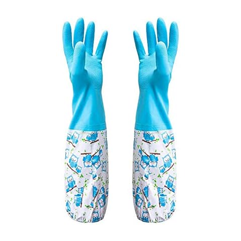 TRIXES Long Rubber Gloves for Cleaning Cover
