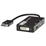 Eaton Adattatore convertitore all-in-one DisplayPort a VGA/DVI/HDMI, DP ver 1.2, 4K 30 Hz HDMI