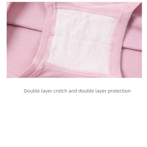 4PCS Kids Girls Panties Soft Cotton Boxer Briefs Cute Pattern Little/Big Girl Shorts Briefs4