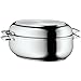 WMF Bräter, oval, 41x28,5x18 cm, 8,5 l, Induktionsdeckel, Cromargan, edelstahl Induktion, spülmaschinengeeignet, backofenfest
