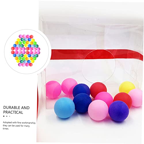 Abaodam 300 Peças Bolas De Jogo De Tênis De Mesa Coloridas Adereços Cápsulas Bola Preenchível Bolas