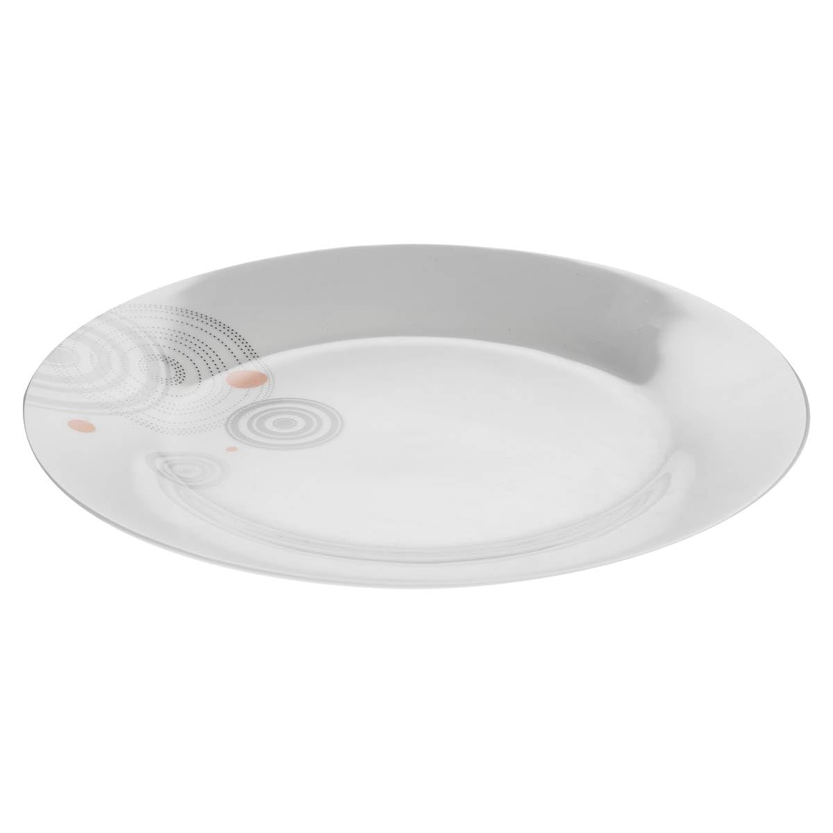 Secret De Gourmet Set 6 Piatti Da Dessert In Porcellana: Colore Grigio Morbido, Diametro 20 Cm, Eleganti E Minimal