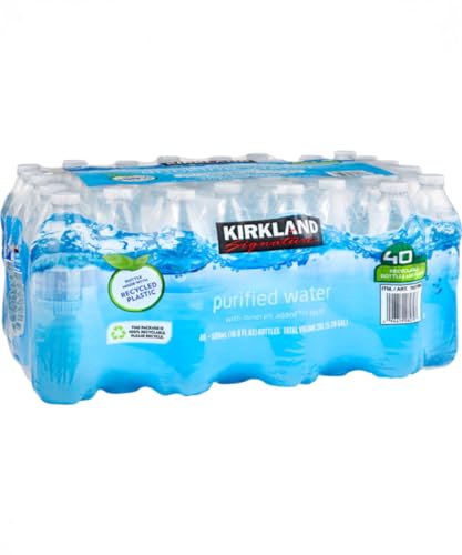 Image of Purified Water, 16.9 Ounce Bottles, 40 Count Bulk Pack