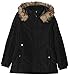 Produktbild TOM TAILOR Denim Damen Technical Parka with Hood Mantel, Schwarz (Black 2999), 38 (Herstellergröße: M)