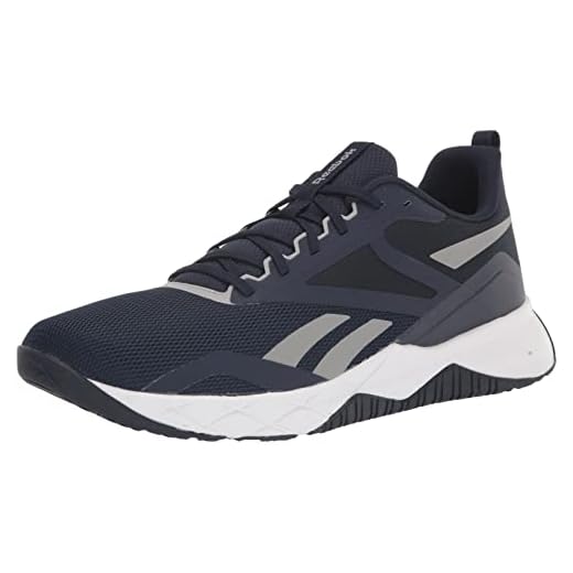 Reebok Men's NFX Cross Trainer, Vector Navy/Pure Grey/White, 8.5