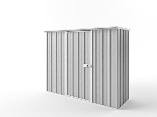 EnduraShed EF-S2308-Z Metal Tool Shed Silver Grey