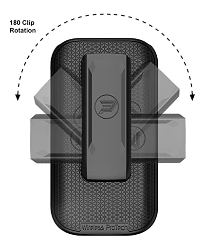 Wireless Protech Case Compatible With Sonim Xp3 Plus (Xp3900) Phone. Secure Fit, Lightweight Holster With Swivel Belt Clip #TOP5