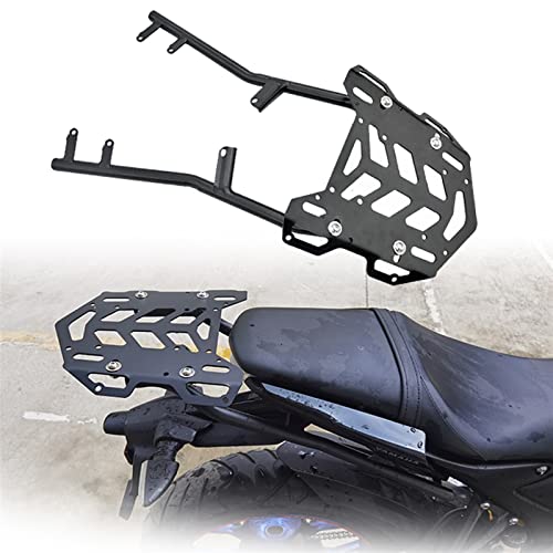 Porte-bagages arrière Yamaha MT-15 et MT-125 support de boîte de queue en aluminium noir
