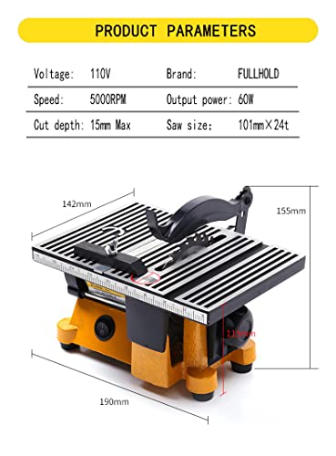 Compact 4 Mini Table Saw for Crafts and Model Making
