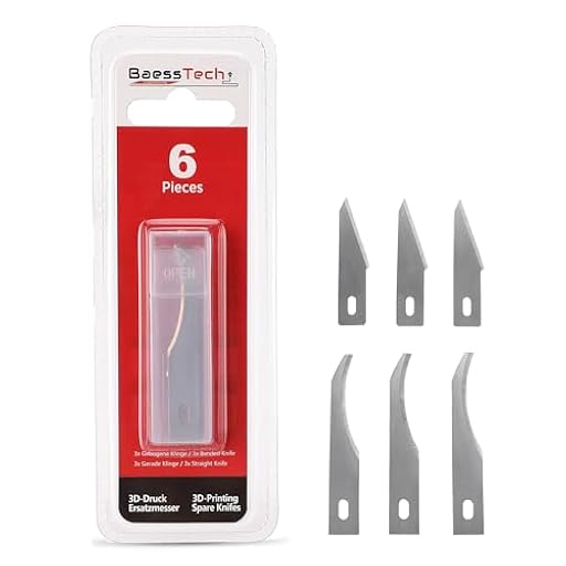 BaessTech Juego de cuchillos para impresora 3D – Herramienta de corte para postprocesamiento de impresión 3D, quitar fácilmente estructuras de soporte y desbarbar modelos. Corta PLA, ABS, PETG, etc | Ya disponible en tu tienda friki favorita! En mundofriki.es!