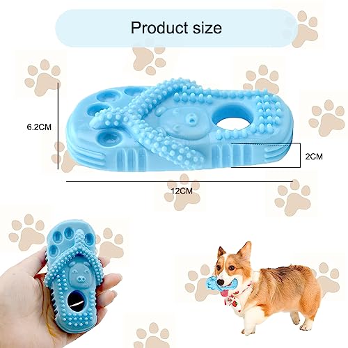 XongSyue Dog Chew Toy, Dog Toys, Rubber Puppy Teething Toys, Slipper-Shaped Indestructible Dog Toys, Puppy Teething Toys - Image 2
