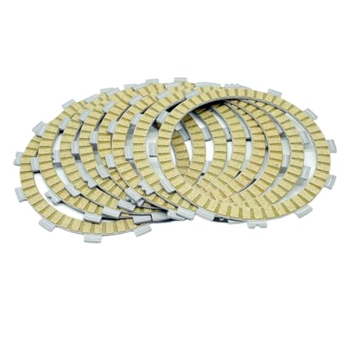 Kit de placa de disco de fricción de embrague 8 piezas compatibles con Virago XV920 81-83 XV1000 XV1100S 84-99 Drag V XVS1100 99-09