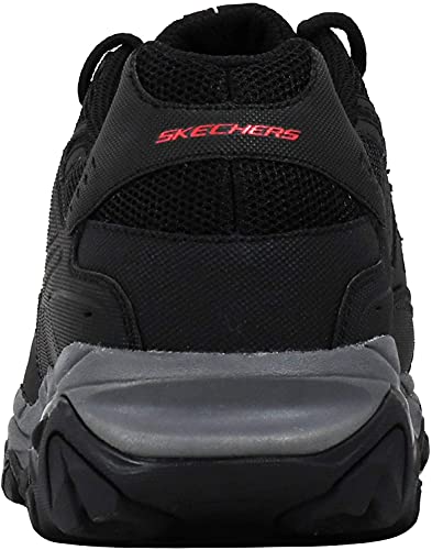 Image of Skechers Men's Afterburn M. Fit Fashion Sneakers - Leather Upper, Memory Foam Insole, Rubber Outsole