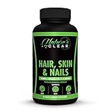 Nature's Clear Premium Formula, Hair, Skin, Nails Vitamins for Women and Men, Biotin, for Healthy and Natural Growth, Enhance The Beauty, 60 Tablets
